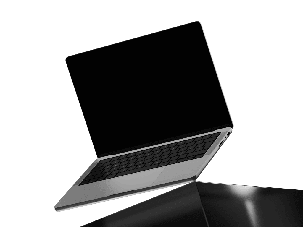 A laptop displaying the App Vertices workspace interface